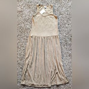 Target Beige Sleeveless Maxi Dress